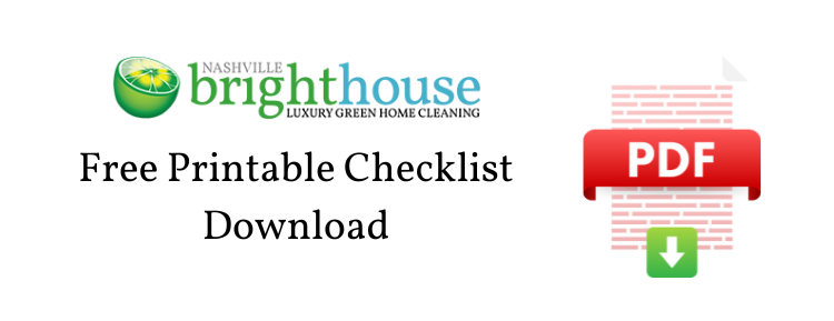 free printable spring cleaning checklist download